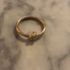 Kate Spade gold knot ring